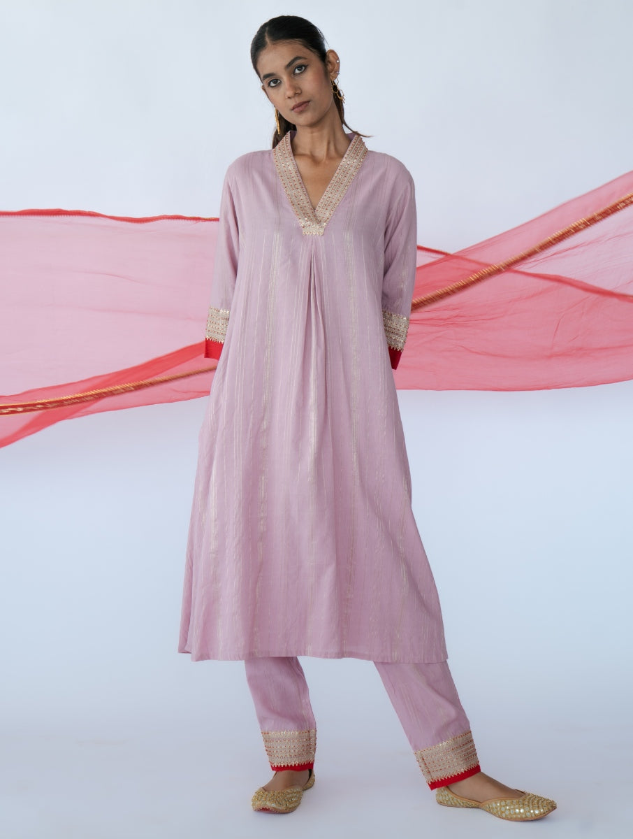 Vintage Rose Kurta Set