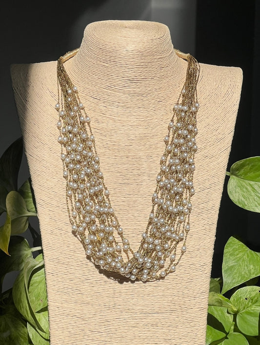 Copper Zari Necklace