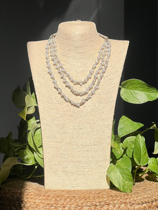 Twilight Trio Pearl Necklace