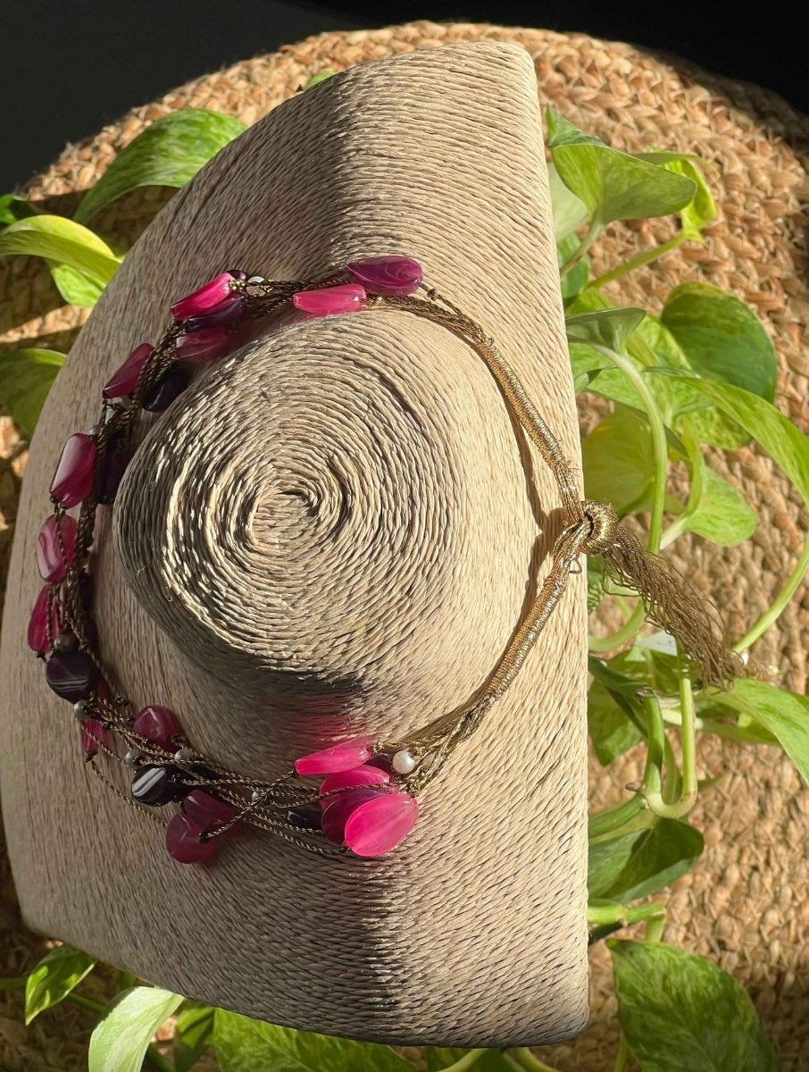 Amethyst Pearl Weave