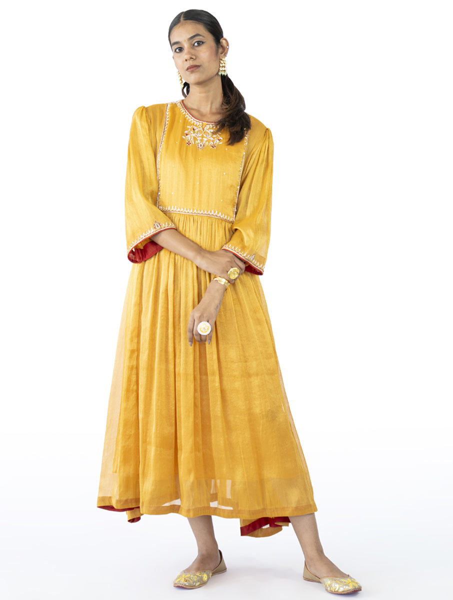Mustard Tissue Dress