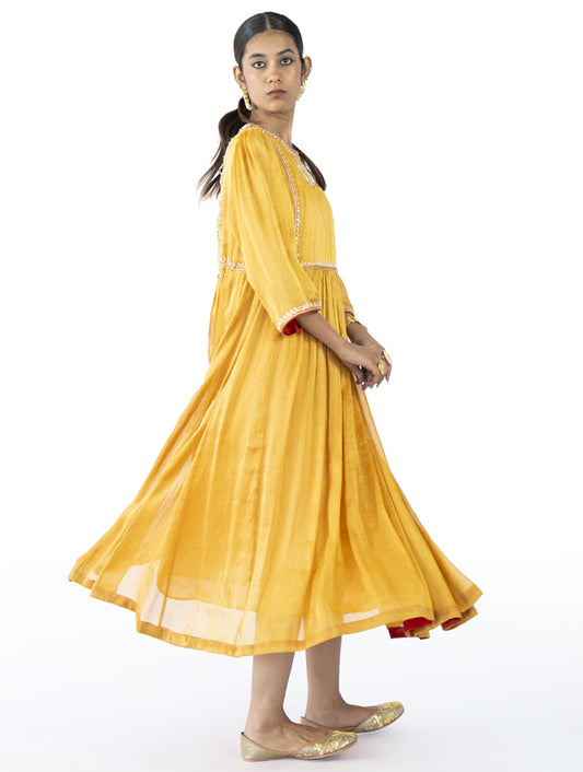 Mustard Tissue Dress
