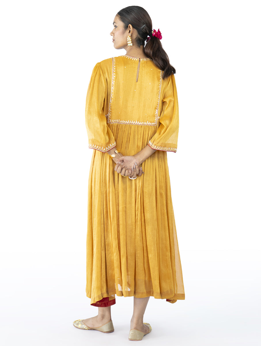 Mustard Tissue Dress