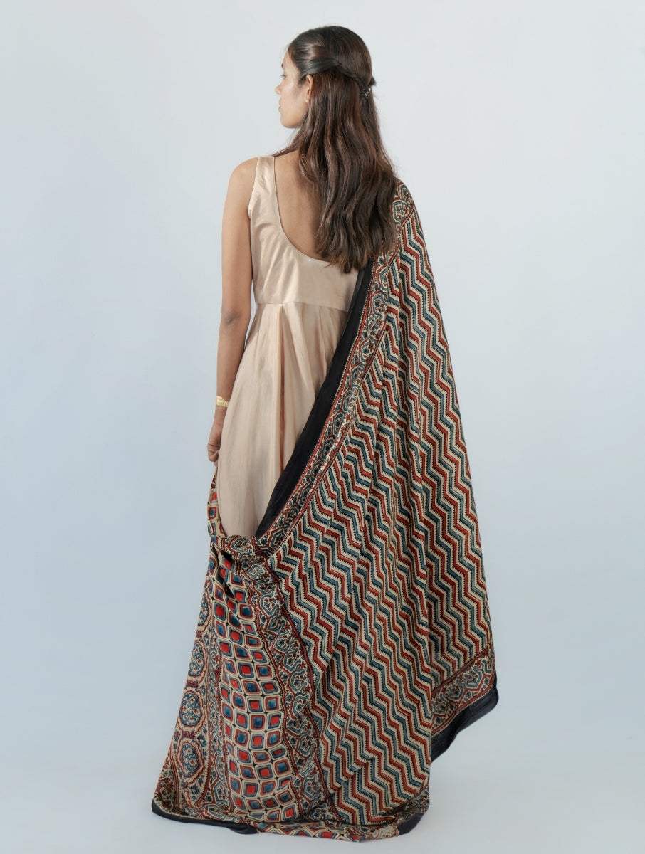 Beige Anarkali Dress