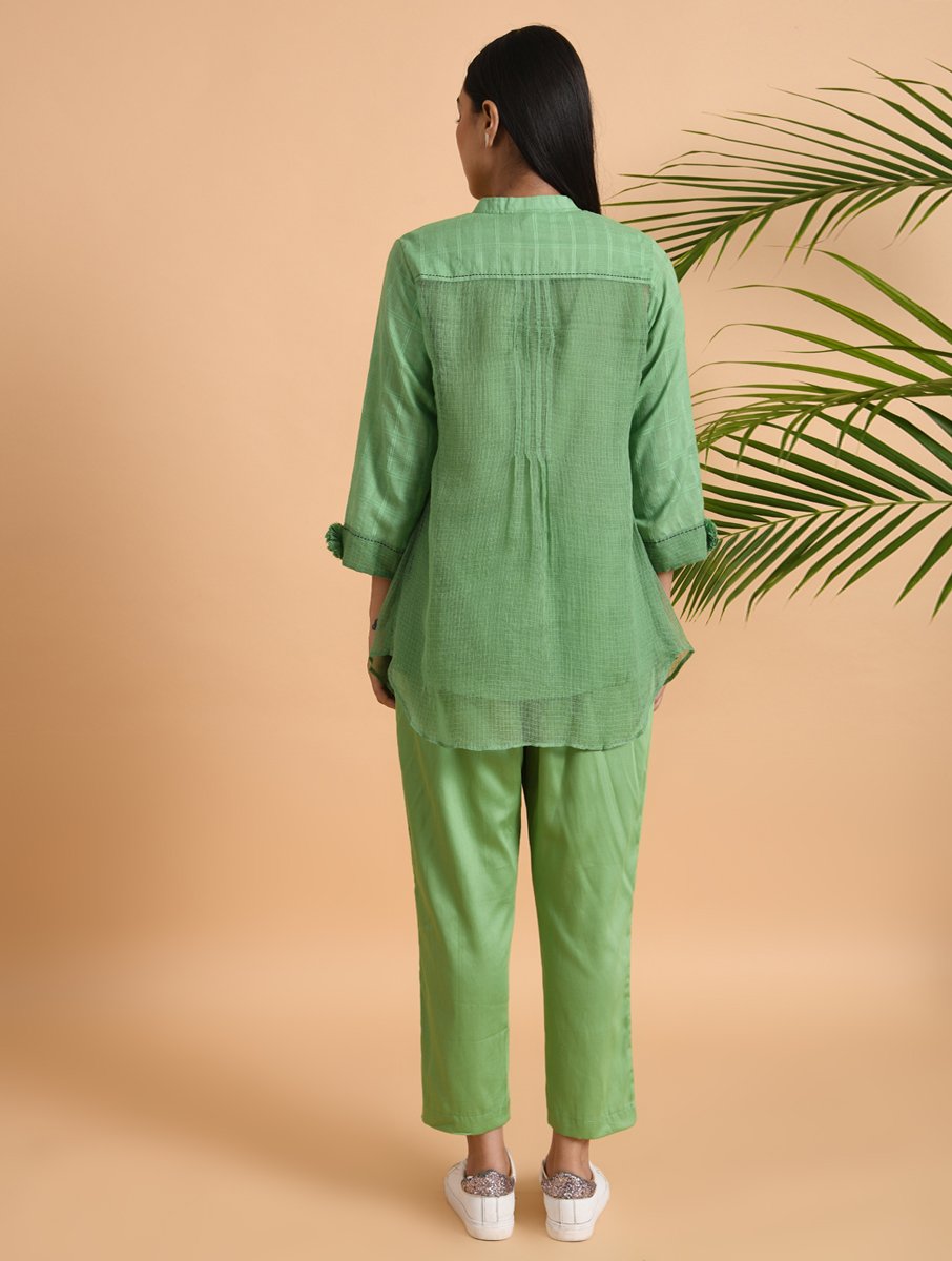 Cotton Silk Pants