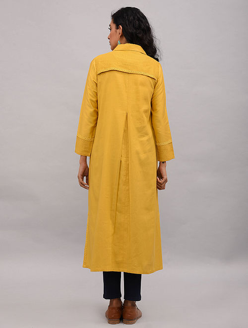 Ivory Box Pleat Cotton Silk Jacket