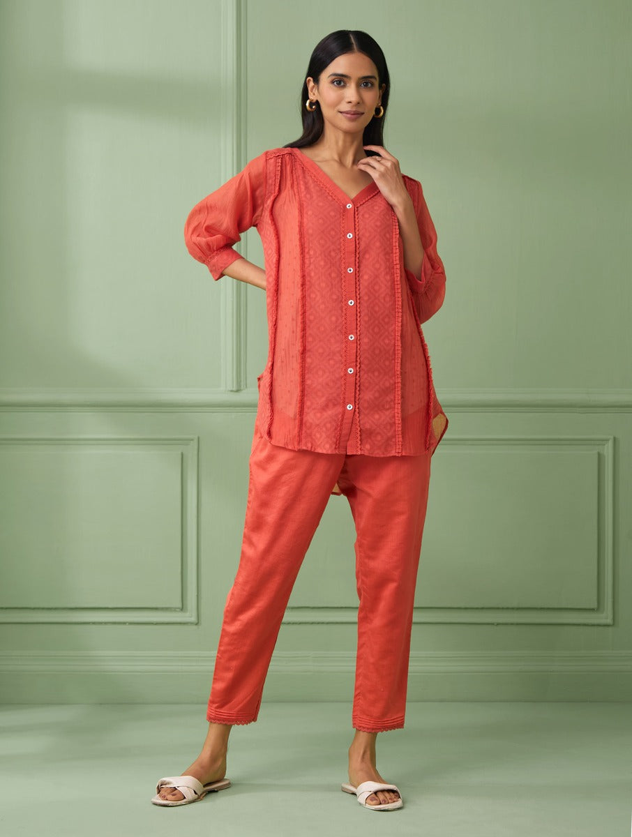 Rose Shirt with Pants (Set of 3)