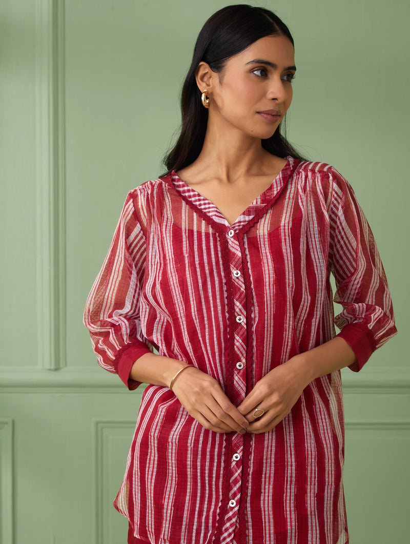 Rose Shirt with Pants (Set of 3)