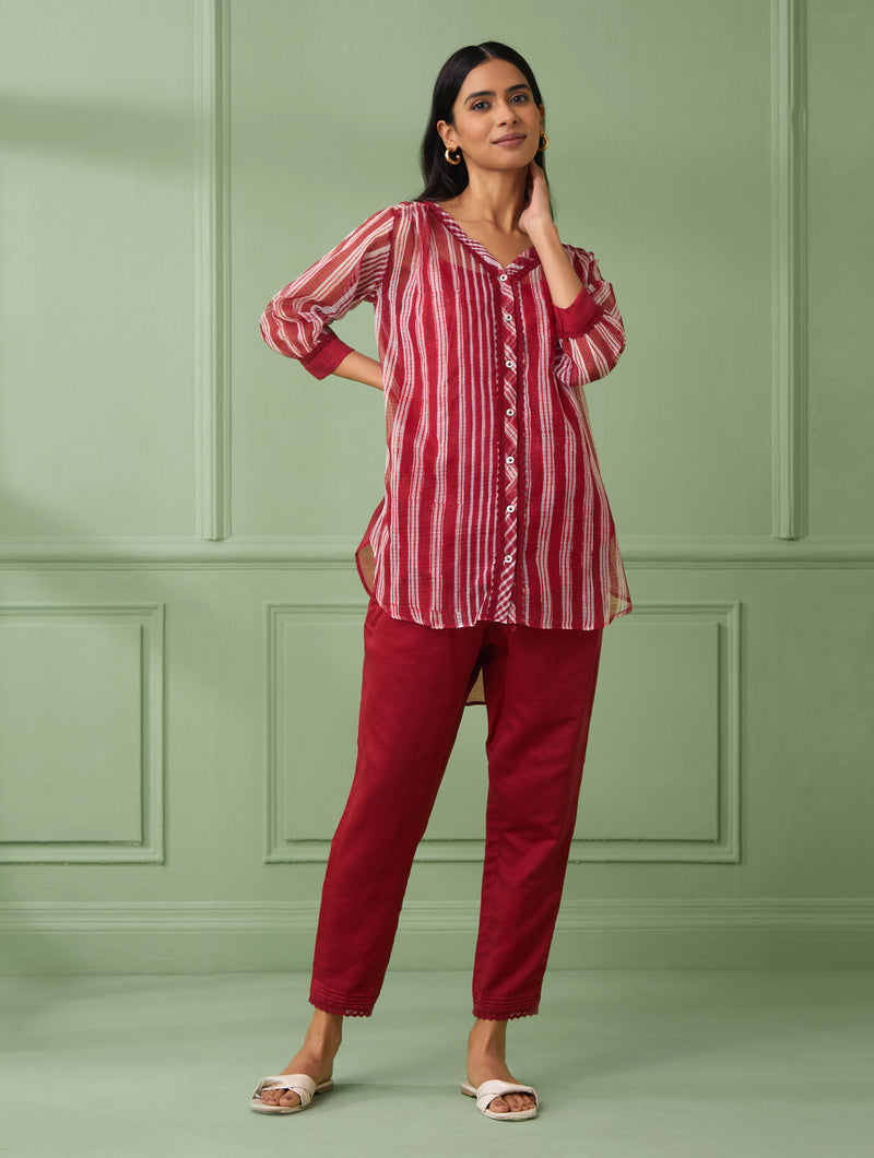 Rose Shirt with Pants (Set of 3)