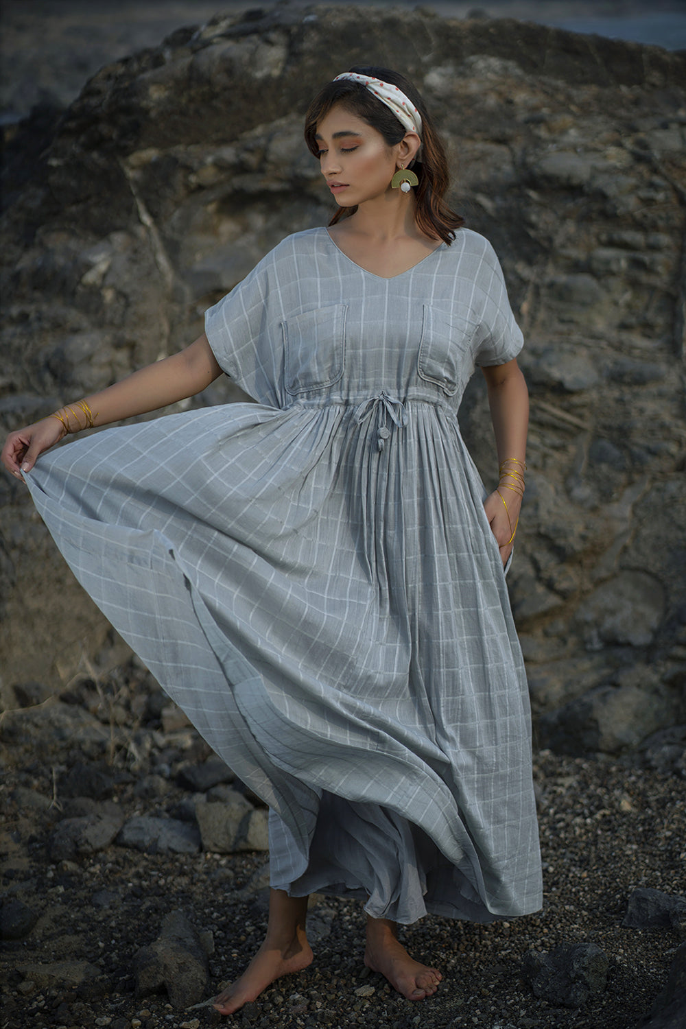 Peach Maxi Dress