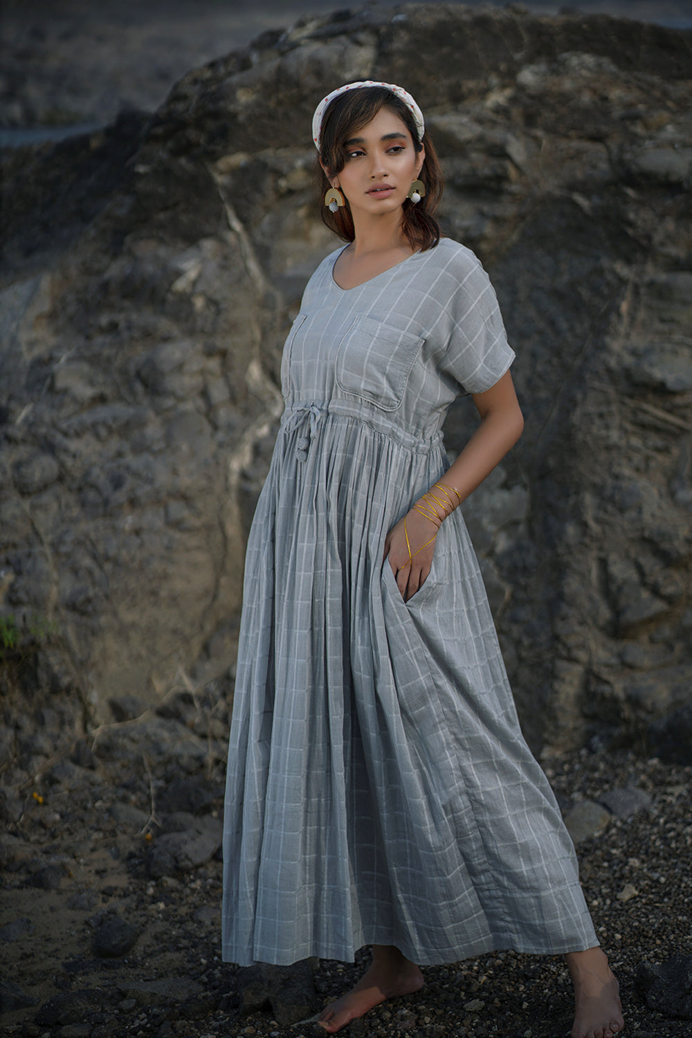 Peach Maxi Dress