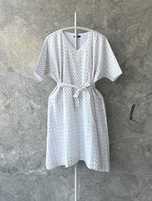 Butti Cotton Belted Kaftan