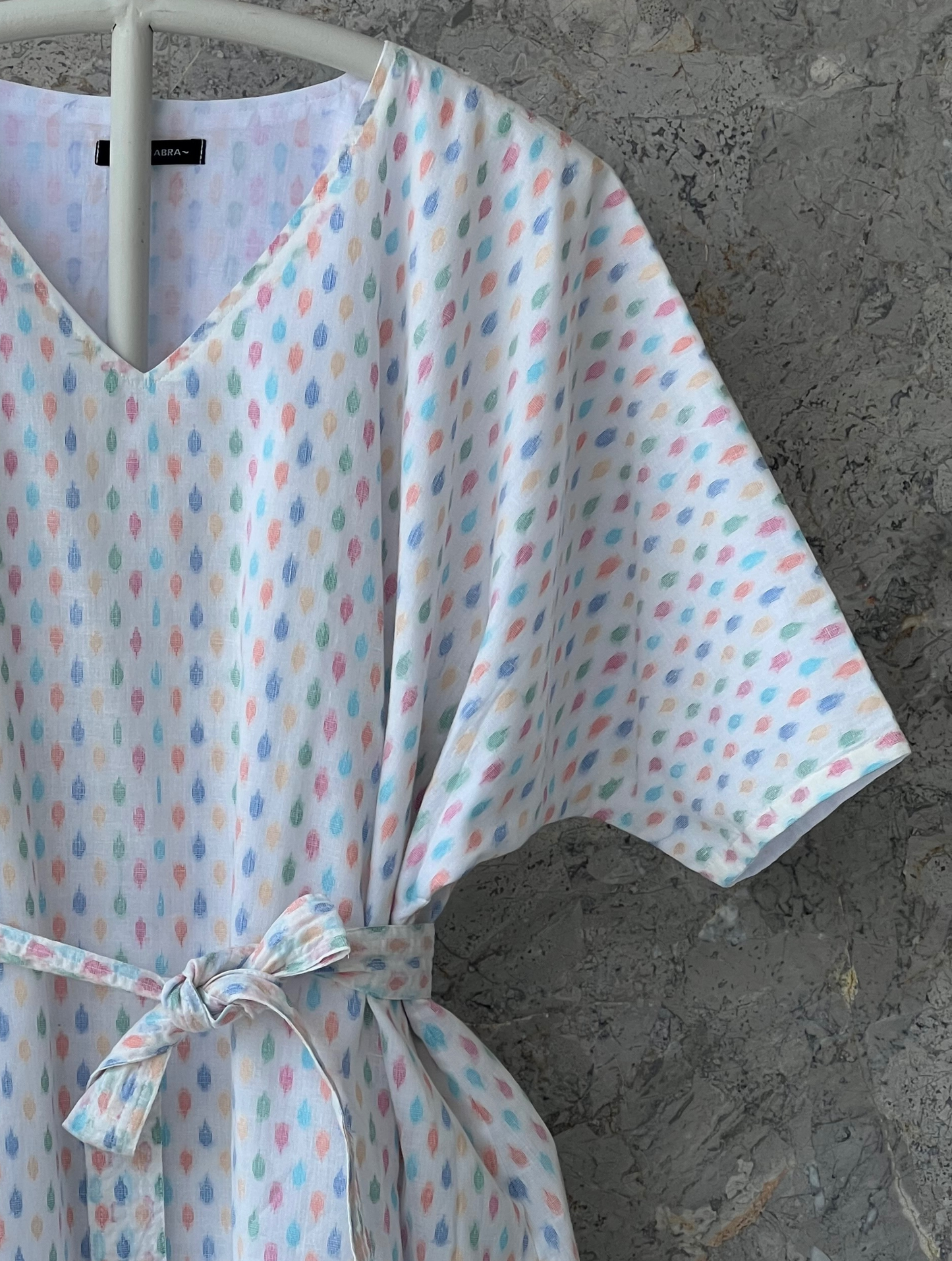 Butti Cotton Belted Kaftan