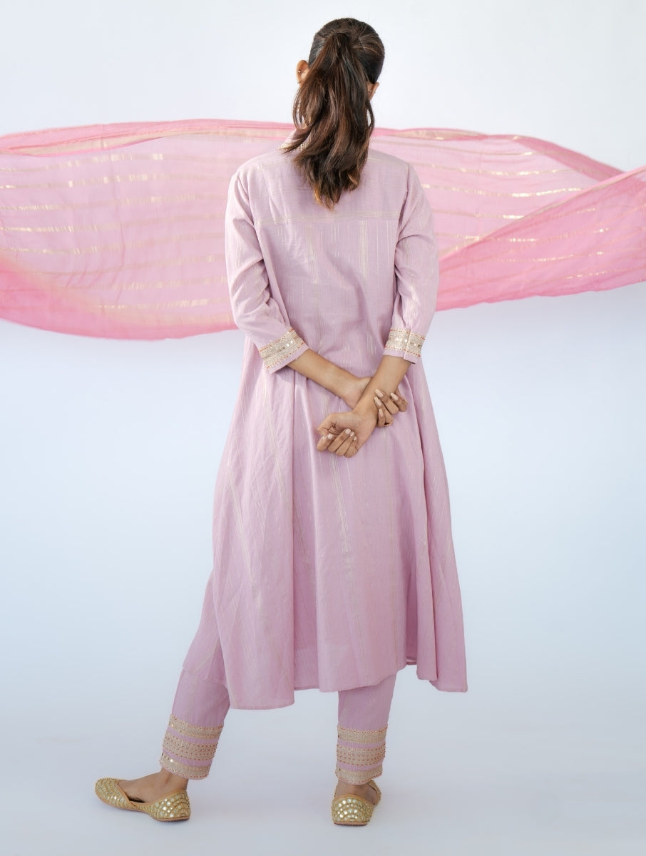 Vintage Rose A-line Kurta Set