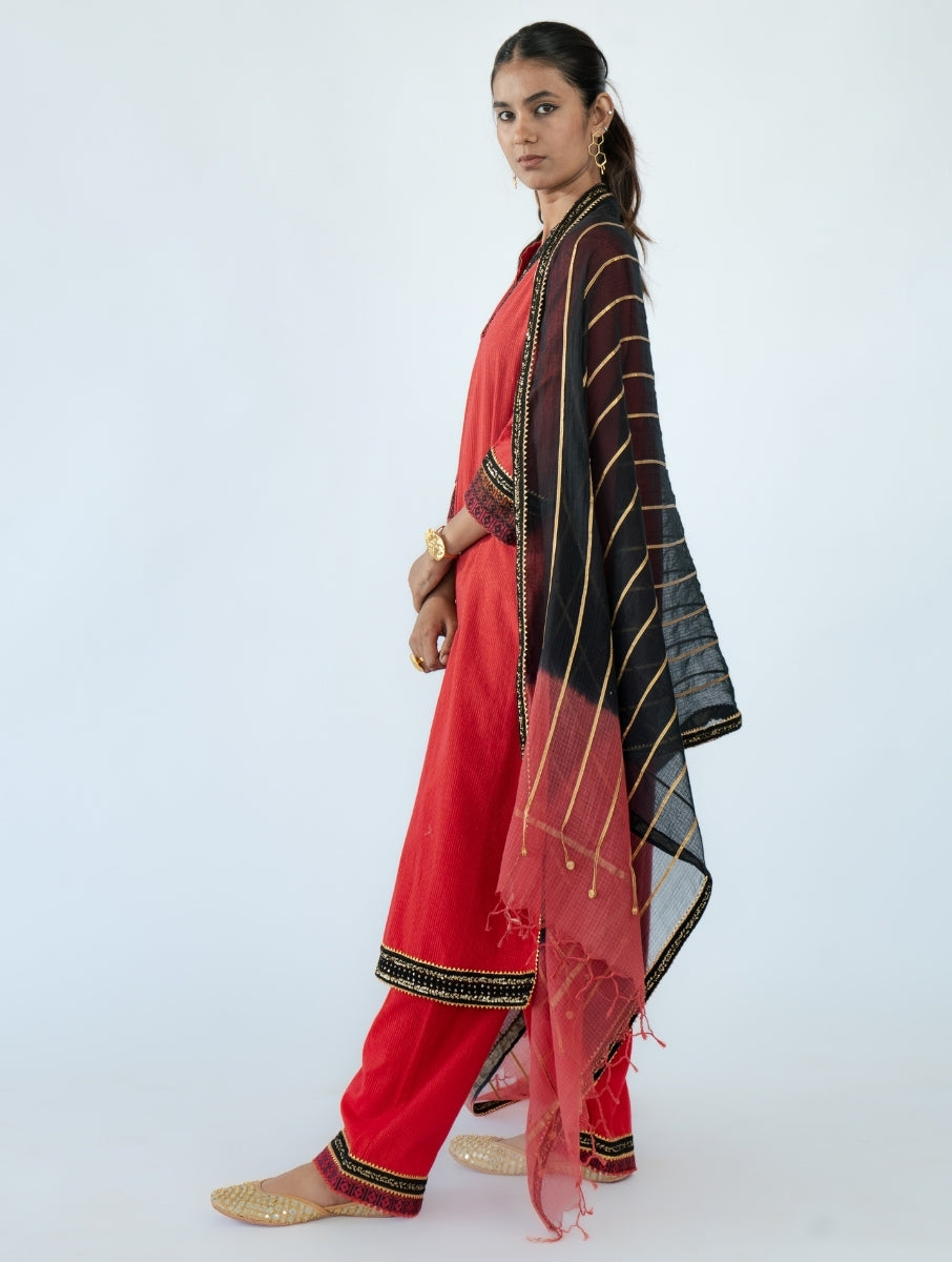 Ombre Kota Doria Dupatta