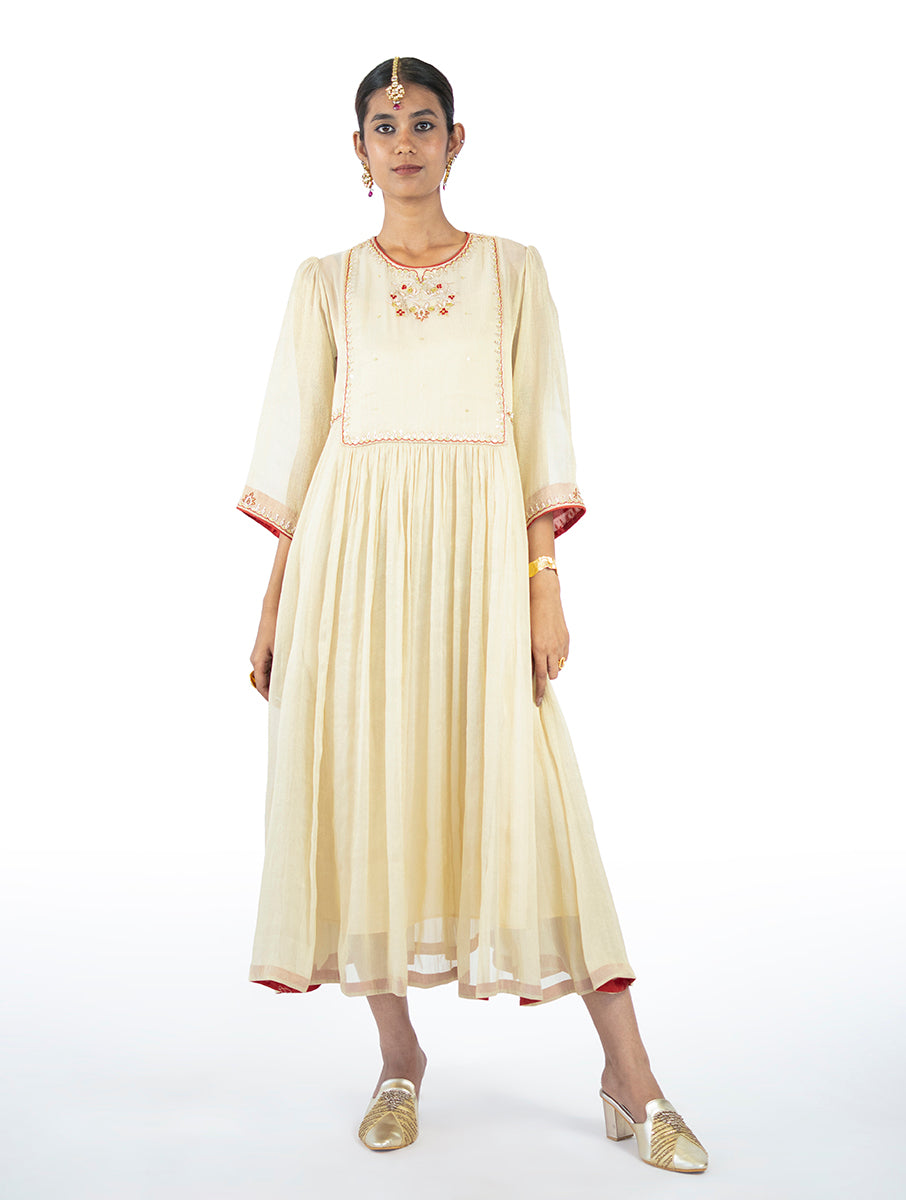 Orange Tissue Dress