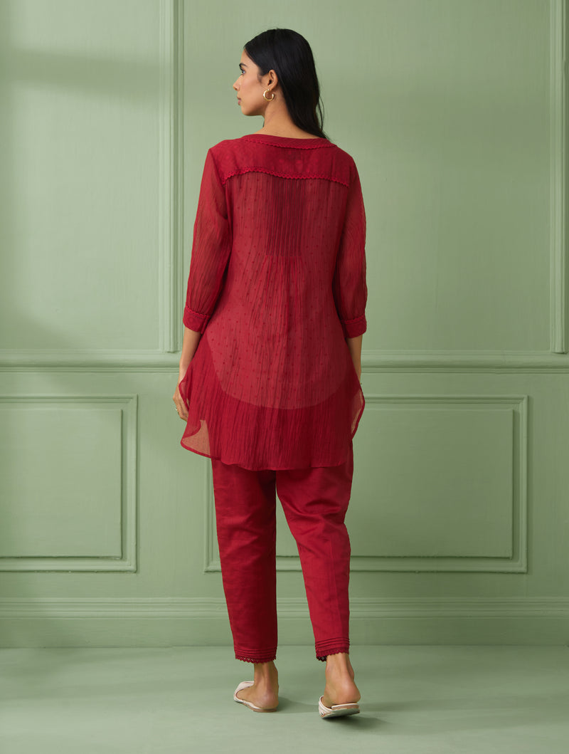 Red Shirt with Pants (Set of 3)