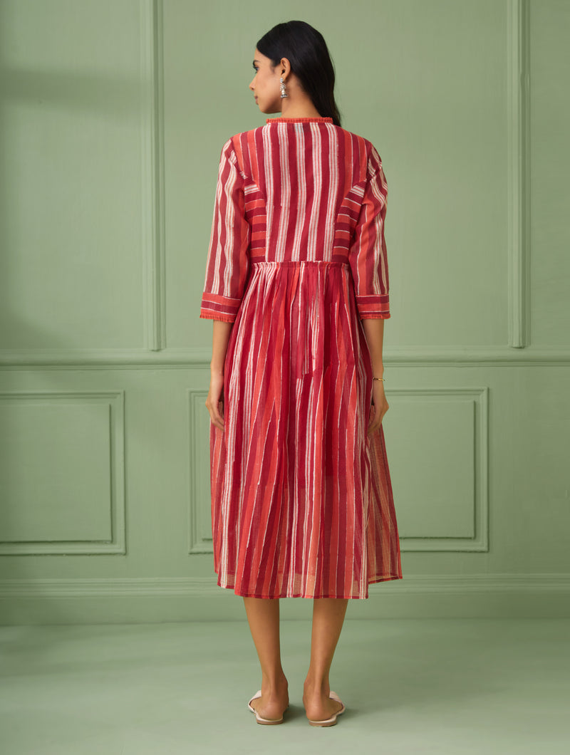 Stripe Jacket Dress Set