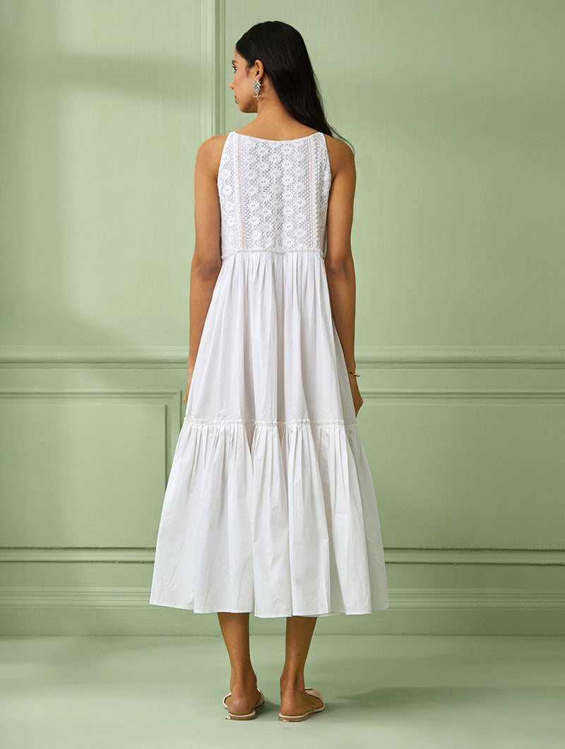Strappy Tiered Dress