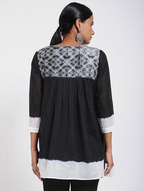 Black & White Shibori Top - Sonal Kabra