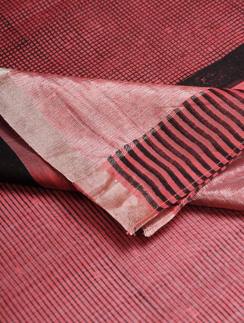 Block printed dupatta Sarees & Stoles Sonal Kabra Sonal Kabra Buy Shop online premium luxury fashion clothing natural fabrics sustainable organic hand made handcrafted artisans craftsmen