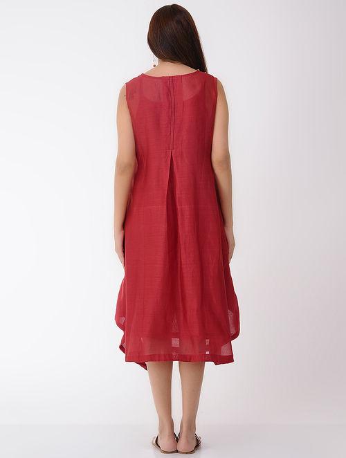 Box pleat dress Dress Sonal Kabra Sonal Kabra Buy Shop online premium luxury fashion clothing natural fabrics sustainable organic hand made handcrafted artisans craftsmen