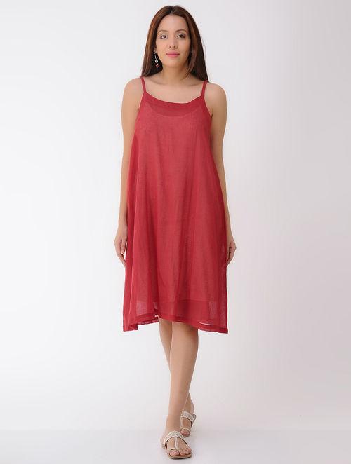 Box pleat dress Dress Sonal Kabra Sonal Kabra Buy Shop online premium luxury fashion clothing natural fabrics sustainable organic hand made handcrafted artisans craftsmen