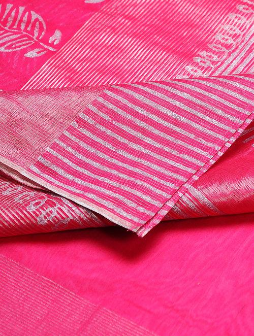 Chanderi zari dupatta Sarees & Stoles Sonal Kabra Sonal Kabra Buy Shop online premium luxury fashion clothing natural fabrics sustainable organic hand made handcrafted artisans craftsmen