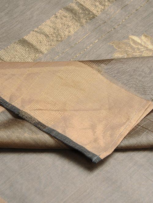 Chanderi zari dupatta Sarees & Stoles Sonal Kabra Sonal Kabra Buy Shop online premium luxury fashion clothing natural fabrics sustainable organic hand made handcrafted artisans craftsmen