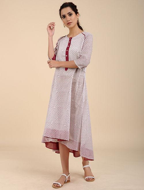 High low long dress Kurta Sonal Kabra Sonal Kabra Buy Shop online premium luxury fashion clothing natural fabrics sustainable organic hand made handcrafted artisans craftsmen