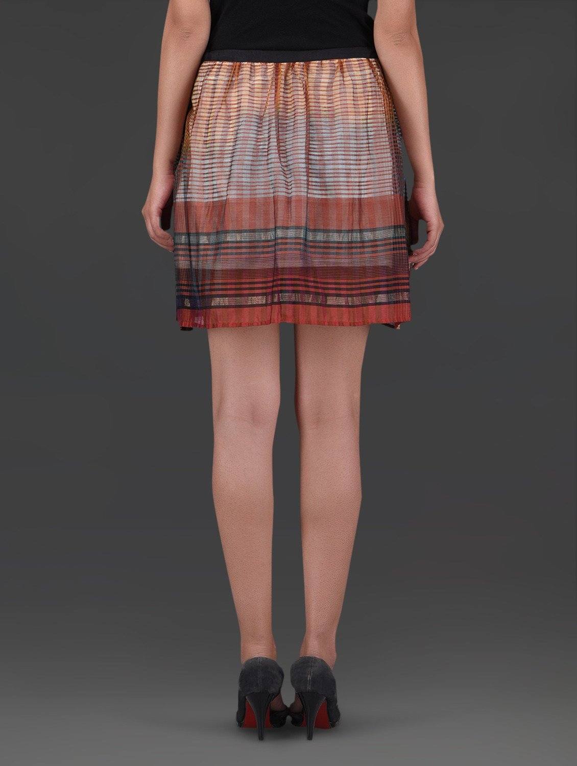Little green skirt Skirt Sonal Kabra Sonal Kabra Buy Shop online premium luxury fashion clothing natural fabrics sustainable organic hand made handcrafted artisans craftsmen
