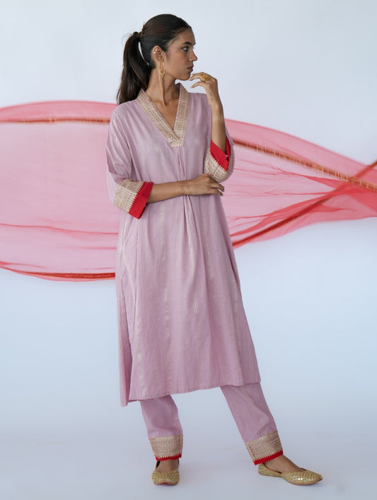 Vintage Rose Kurta Set