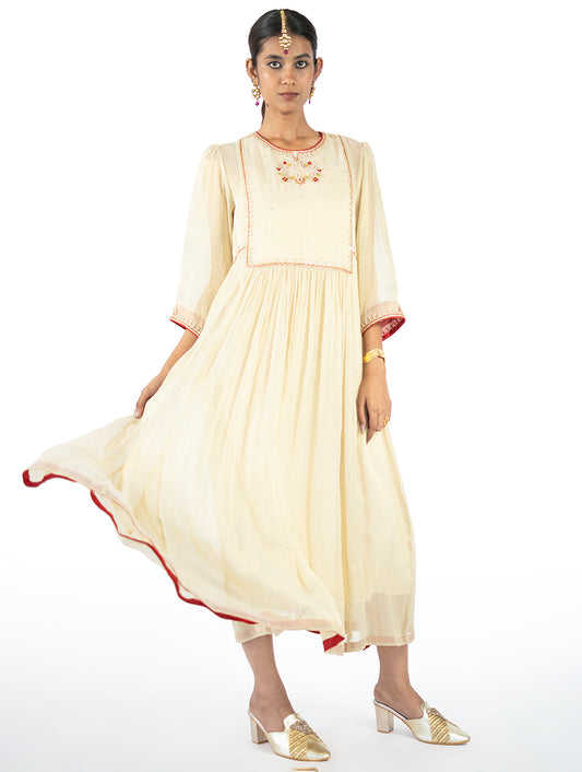 Ivory Tissue Dress