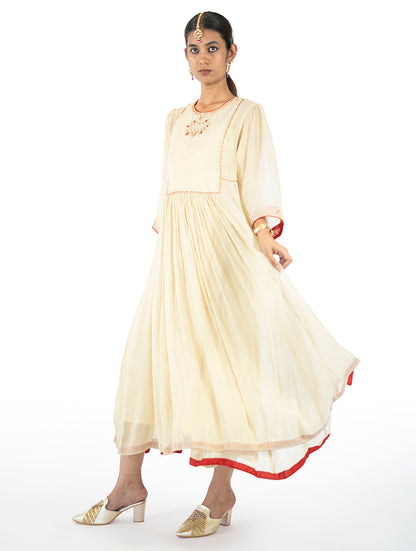 Ivory Tissue Dress