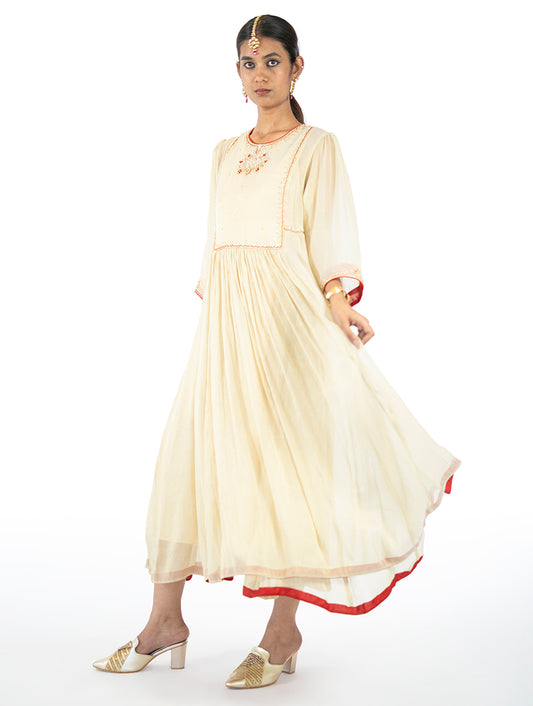 Ivory Tissue Dress