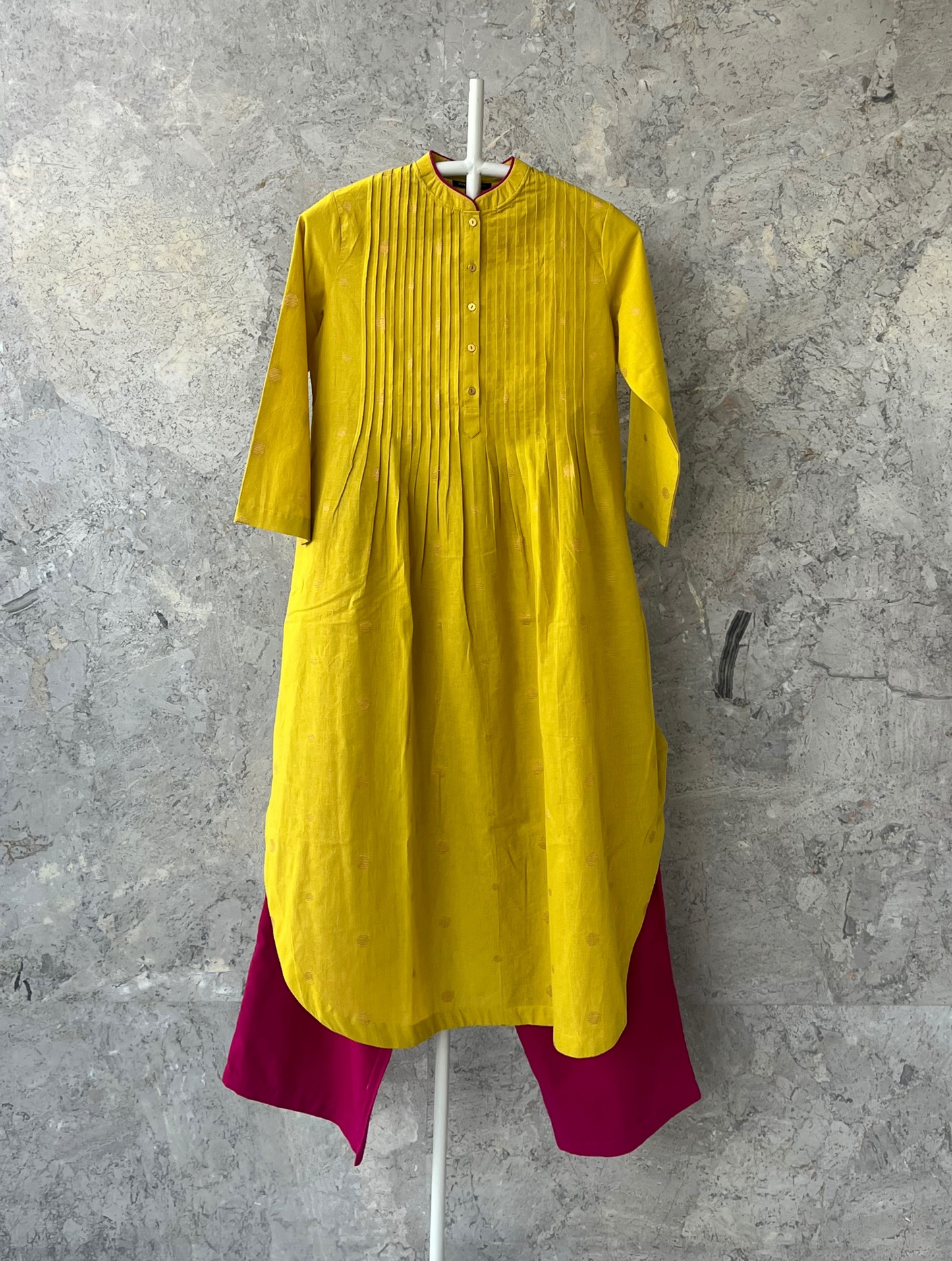 Pista Floral Kurta