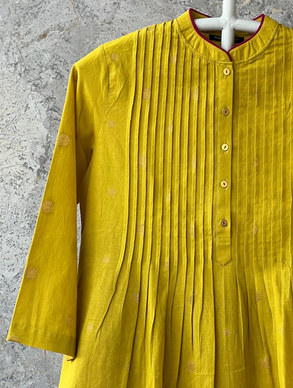 Pista Floral Kurta