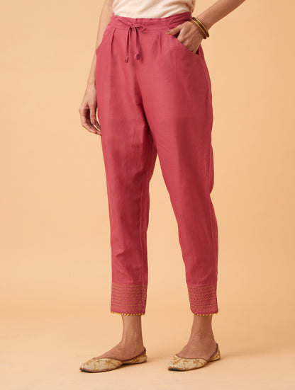 Powder Zari Kurta Set