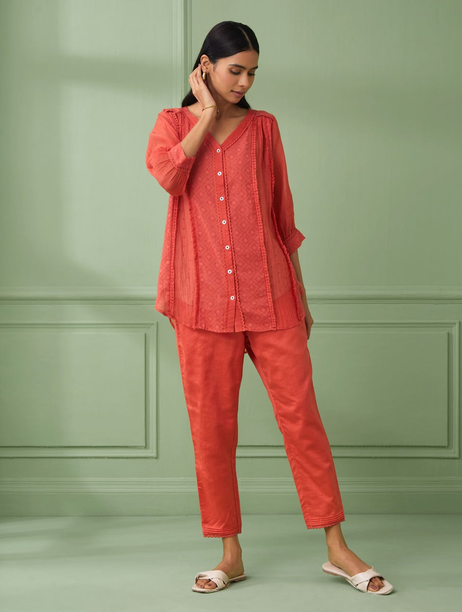 Rose Shirt with Pants (Set of 3)