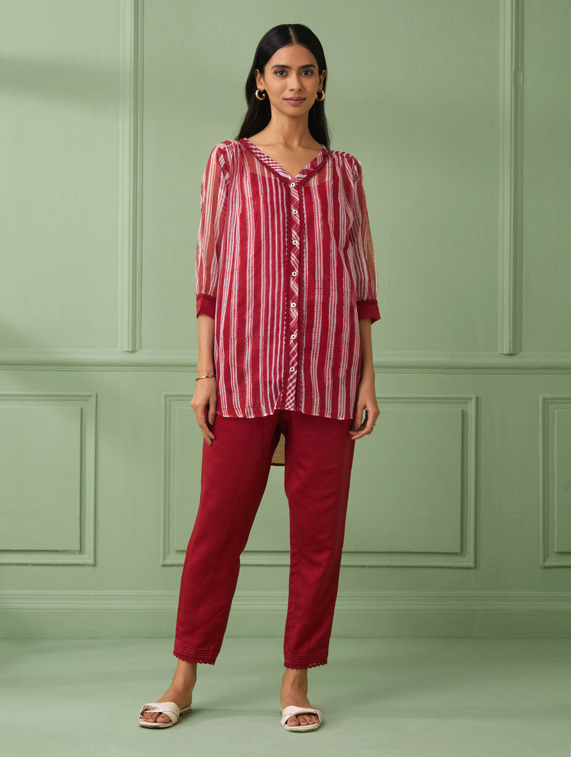 Rose Shirt with Pants (Set of 3)