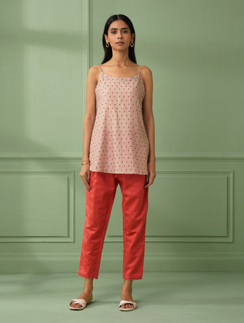 Stripe Lace Top & Pants (Set of 3)