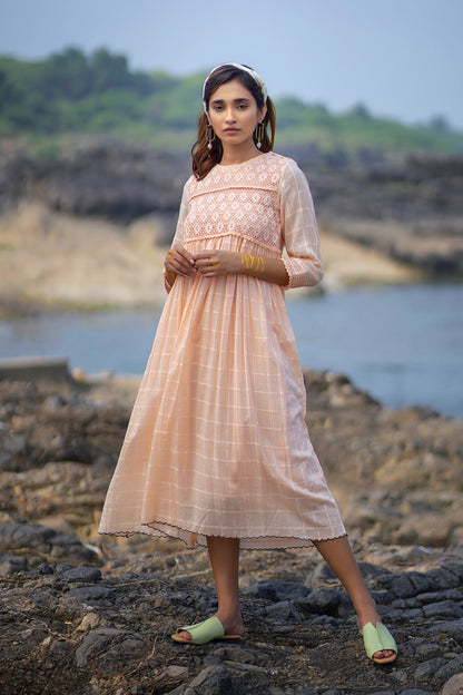 Grey Lace Kota Dress