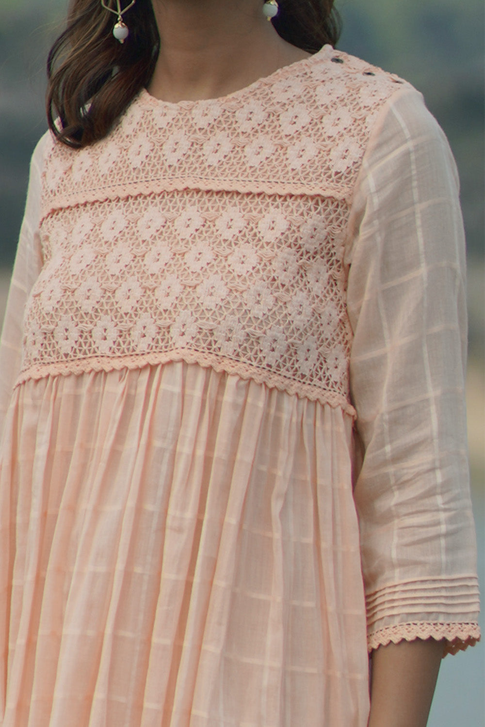 Grey Lace Kota Dress