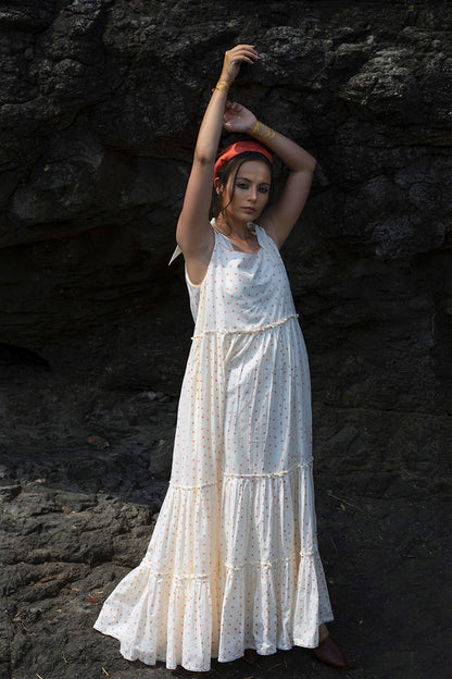 Peach Maxi Dress