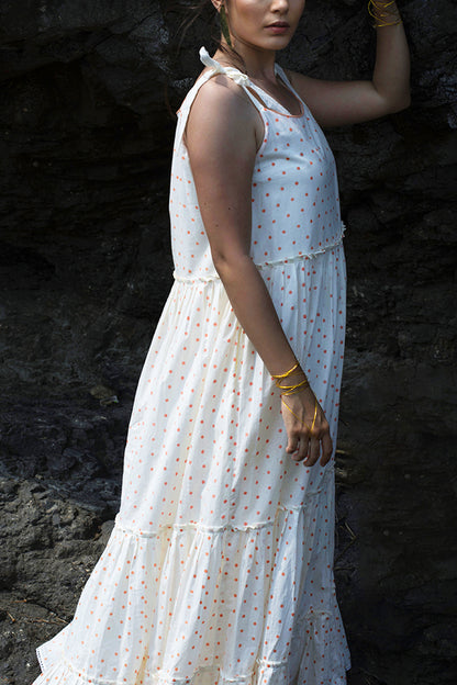 Peach Maxi Dress