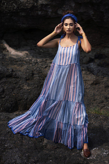 Peach Maxi Dress