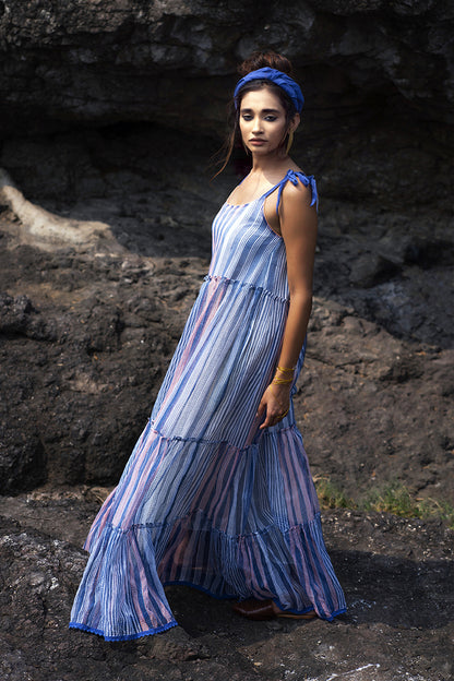 Peach Maxi Dress