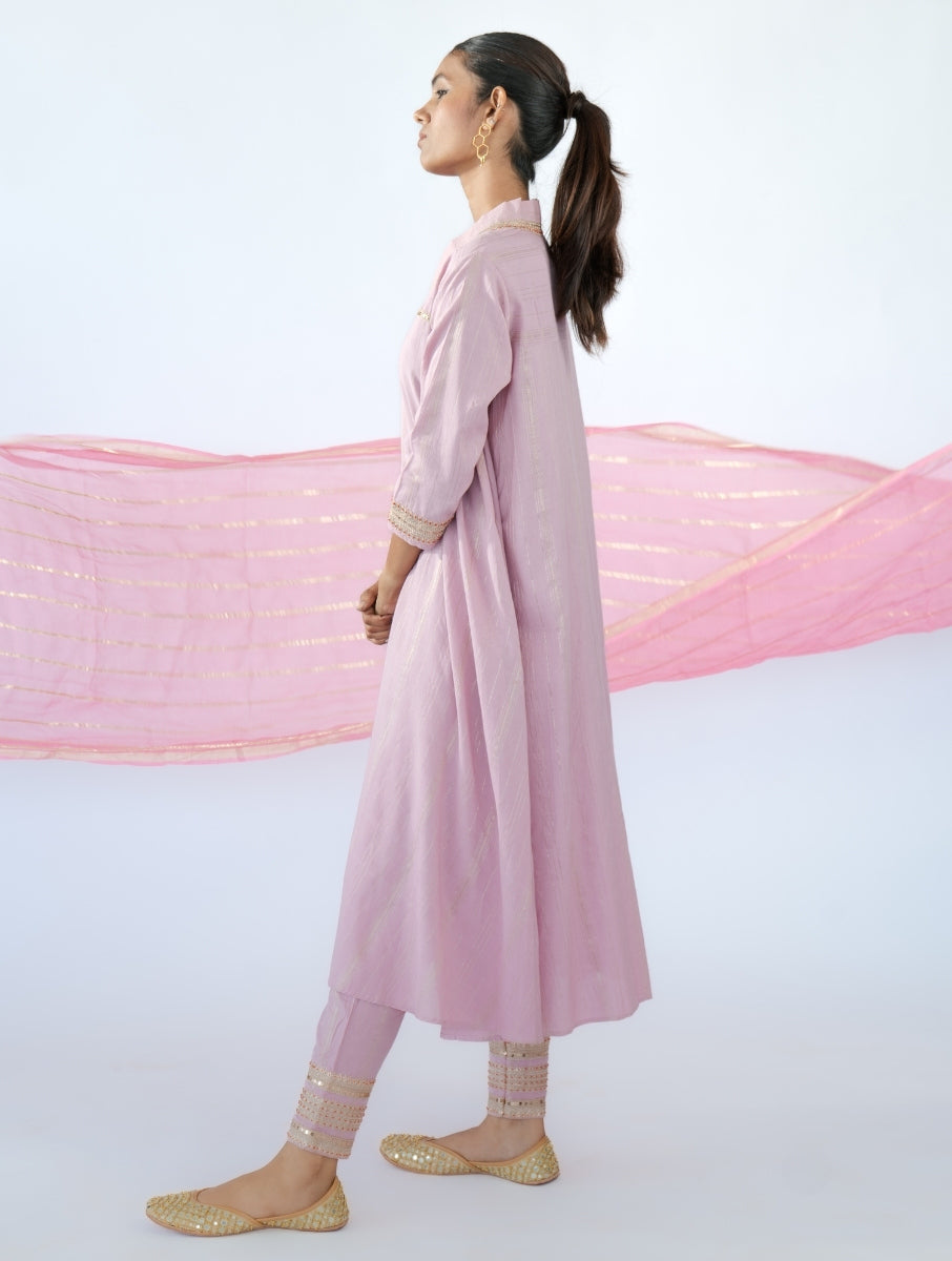 Vintage Rose A-line Kurta Set