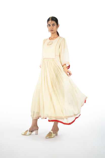 Orange Tissue Dress