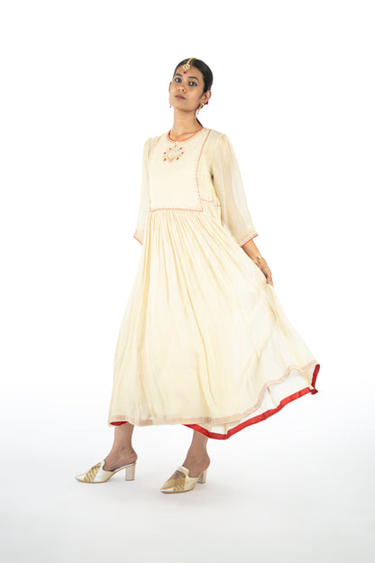 Orange Tissue Dress
